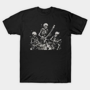 Skeletons rock and roll T-Shirt
